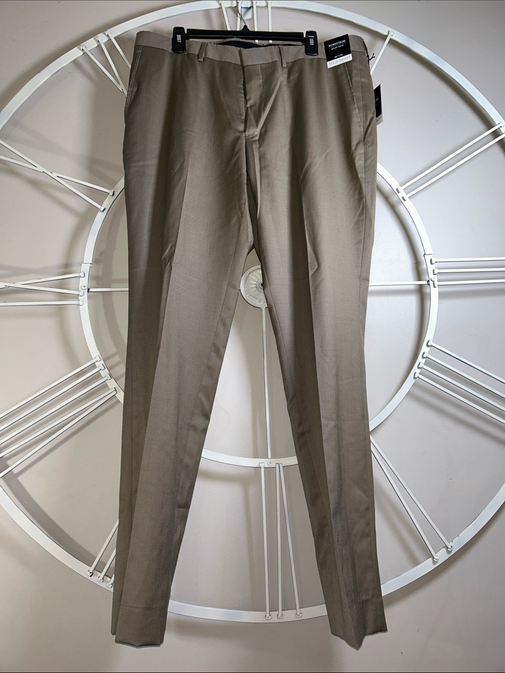 NWT 3x Nordstrom Men's Dress Pants Trio - 2x size 38 Black, Gray & Tan 38x34 - Picture 8 of 16